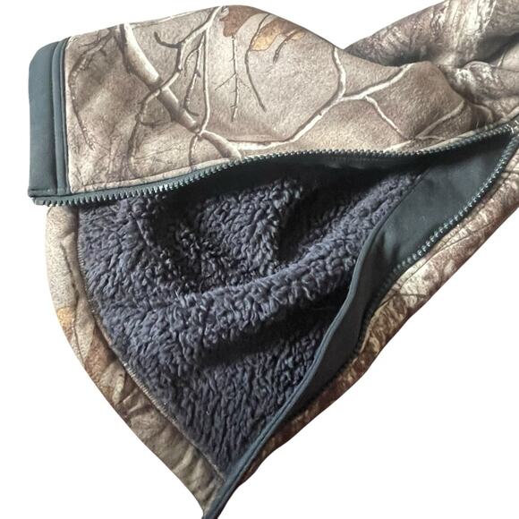 Womens Storm Stealth Fleece Realtree Xtra Camo Bibs XL - Picture 3 of 7